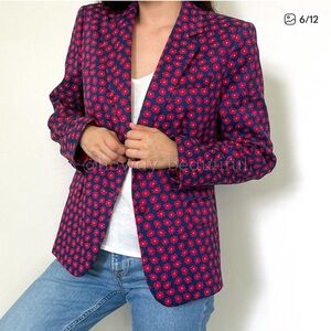 Alice + Olivia Greyson Daisy Floral Blazer